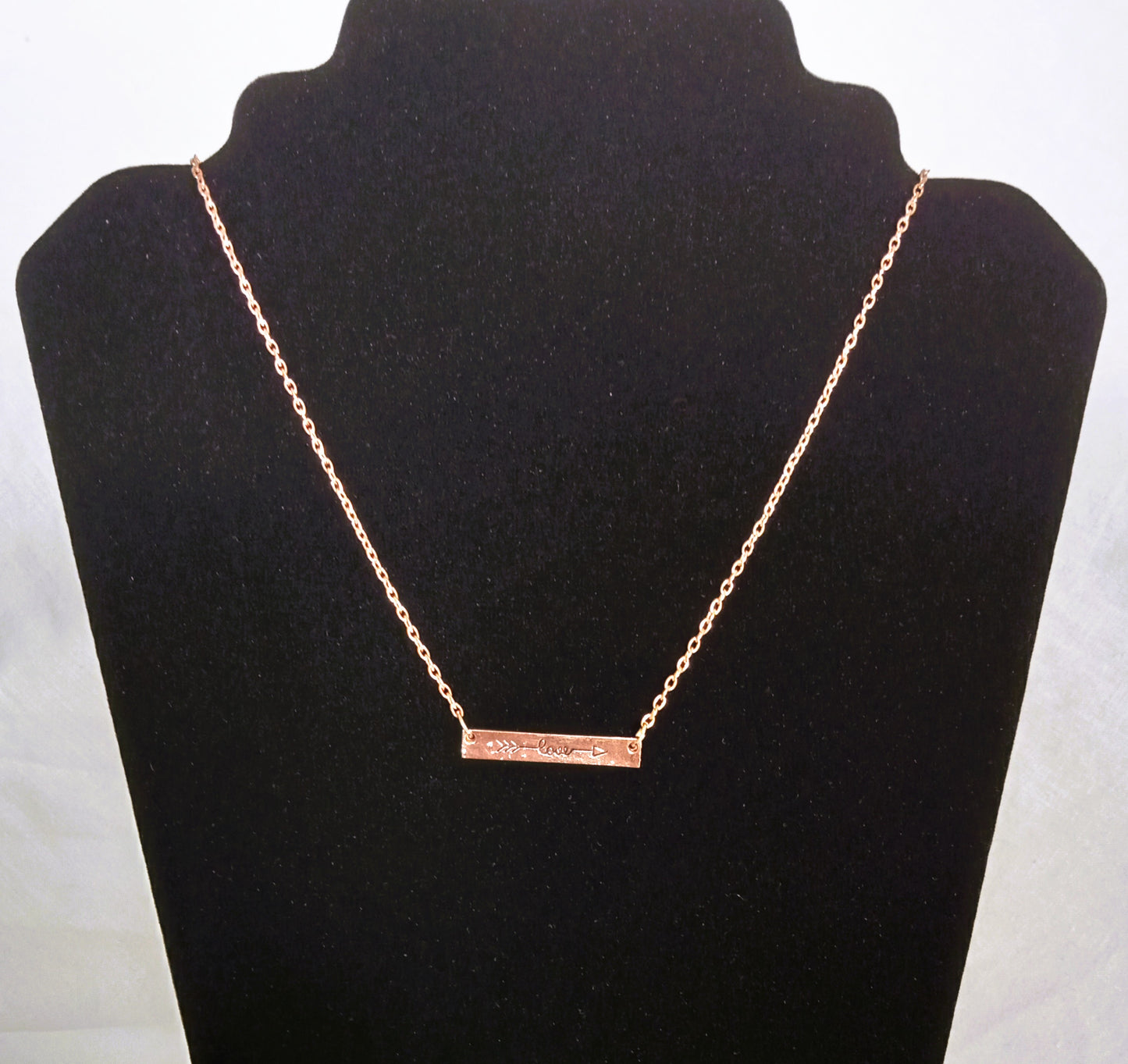 Cupid's Arrow Love Gold Necklace
