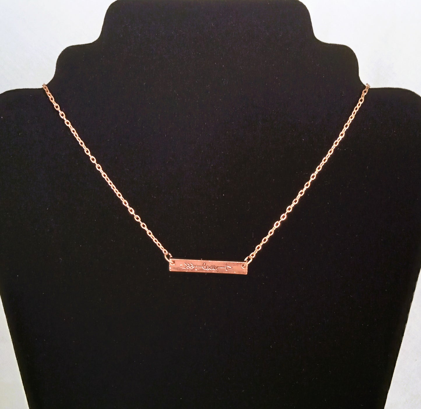 Cupid's Arrow Love Gold Necklace