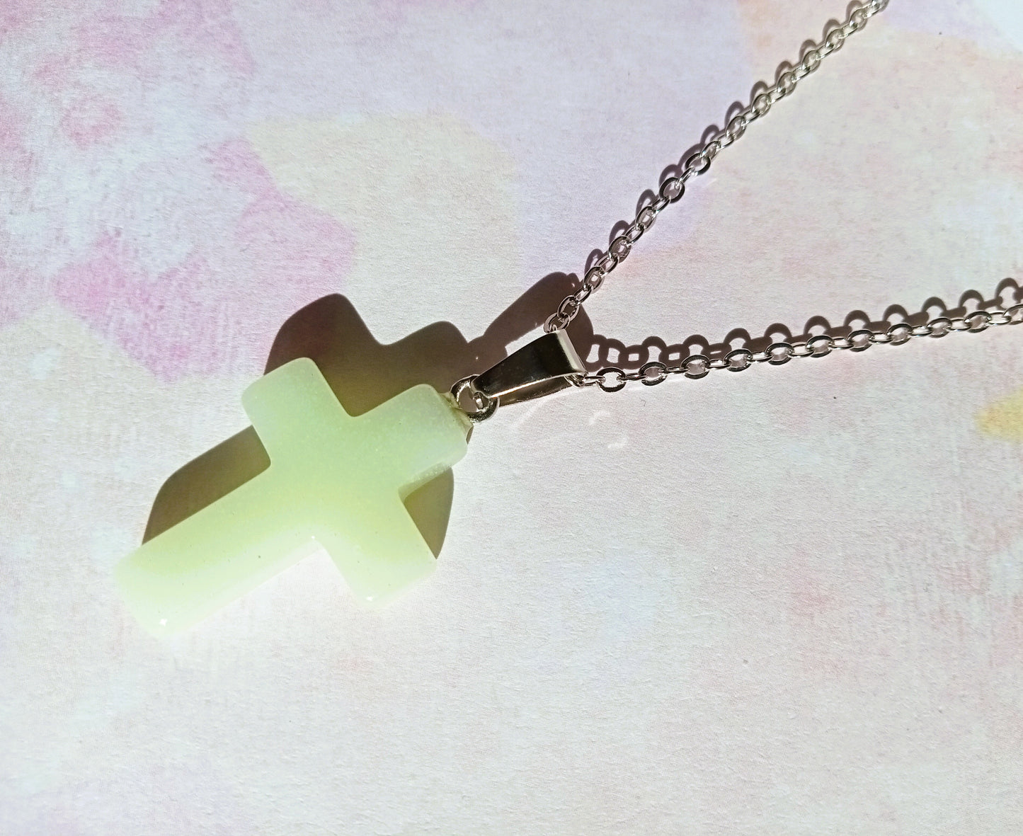 Glow in the Dark - Freindship Cross Necklace