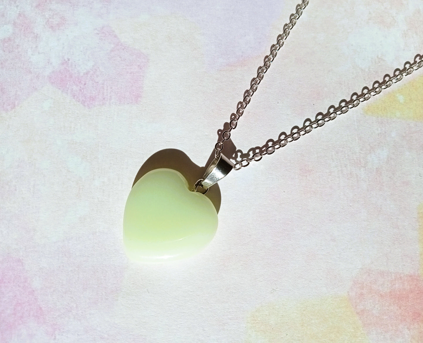 Glow in the Dark - Friendship Heart Necklace