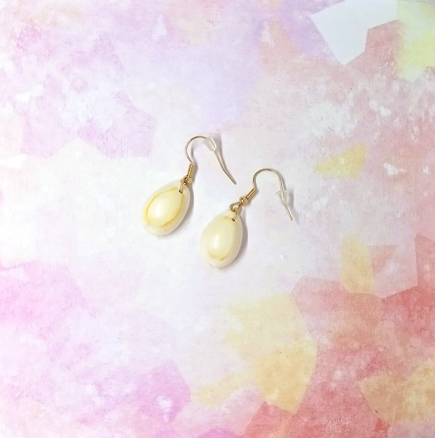 Cowrie Shell Dangle Earrings