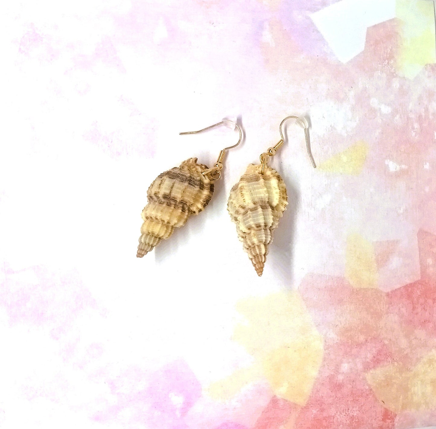 Conch Shell Drop Earrings