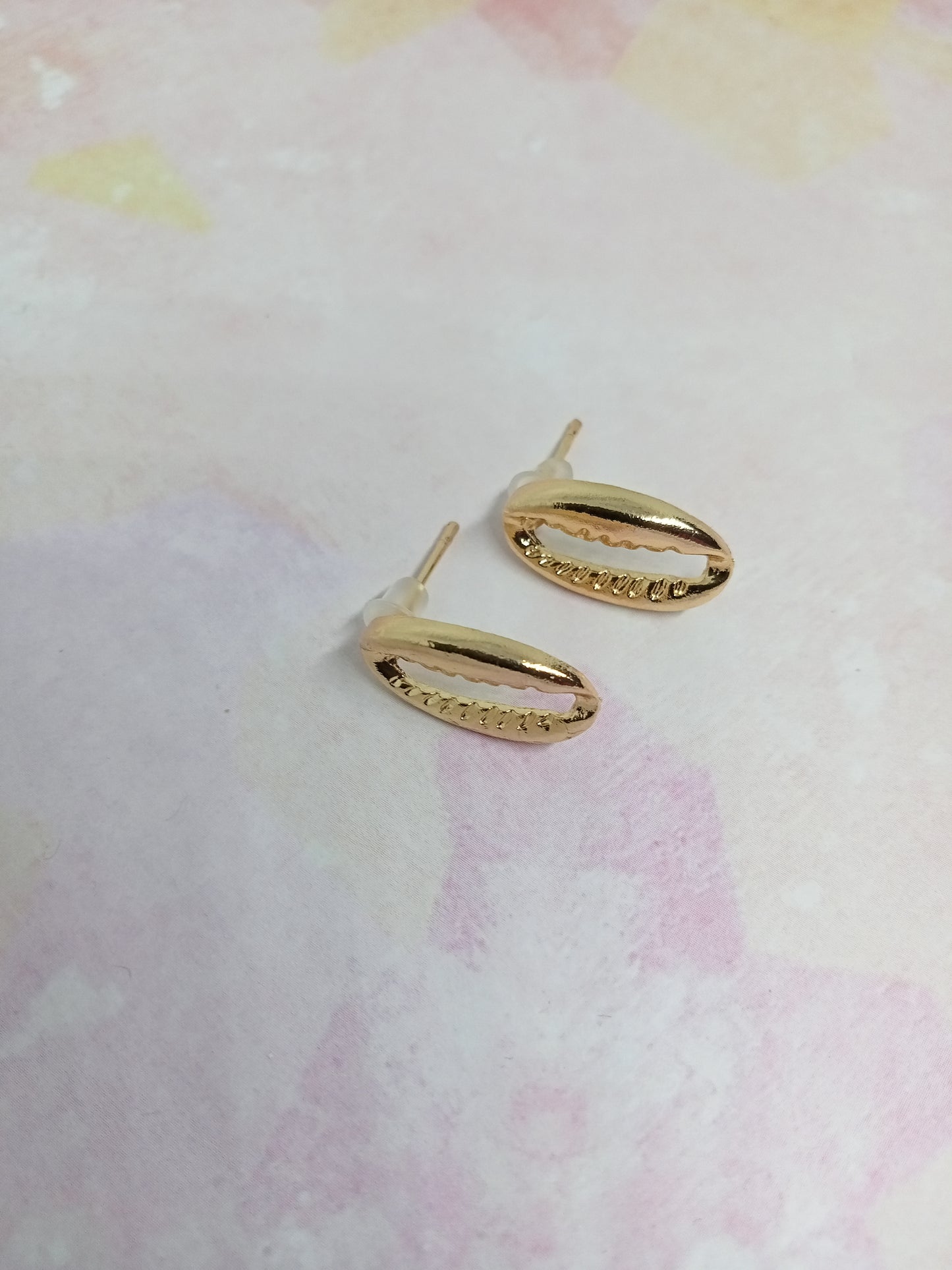 Cowrie Shell Stud Earrings