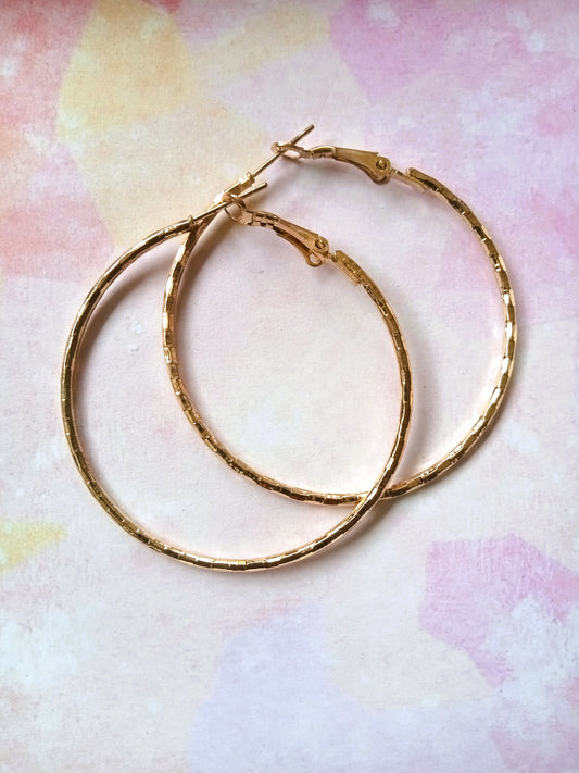 Gold Hoop Earrings